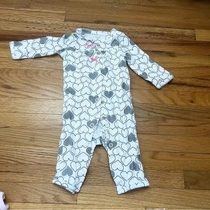 CARTERS | Heart Snap Onesie Newborn Valentine’s Day